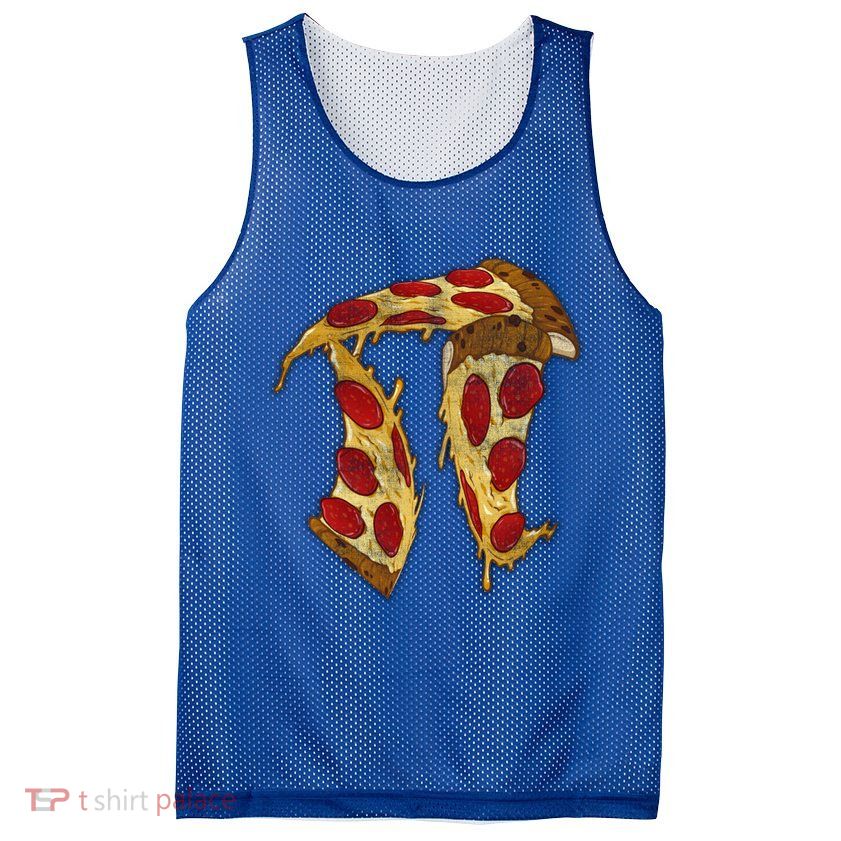 Pizza Pi Day Mesh Reversible Basketball Jersey Tank