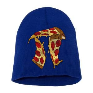 Pizza Pi Day Short Acrylic Beanie