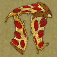 Pizza Pi Day Garment-Dyed Women's Muscle Tee