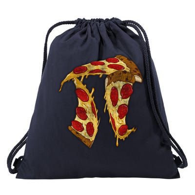 Pizza Pi Day Drawstring Bag