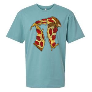 Pizza Pi Day Sueded Cloud Jersey T-Shirt