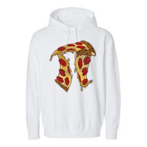 Pizza Pi Day Garment-Dyed Fleece Hoodie