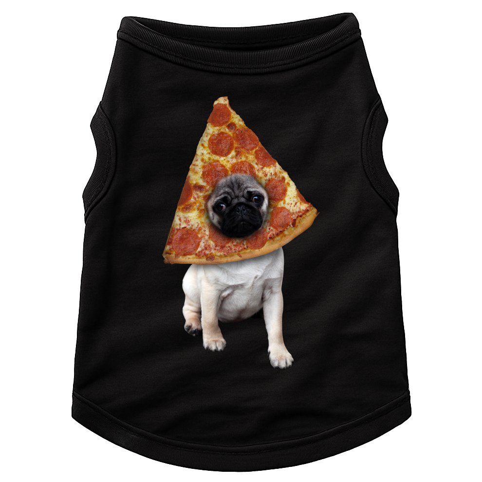 Pizza Pug Dog Doggie Tank