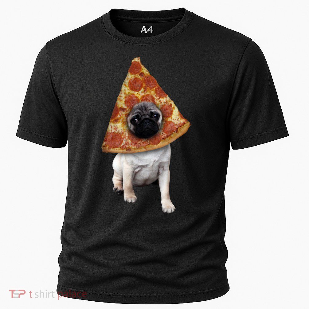 Pizza Pug Dog Cooling Performance Crew T-Shirt