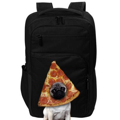 Pizza Pug Dog Impact Tech Backpack