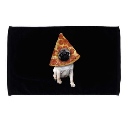 Pizza Pug Dog Microfiber Hand Towel