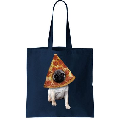 Pizza Pug Dog Tote Bag