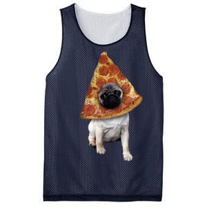 Pizza Pug Dog Mesh Reversible Basketball Jersey Tank