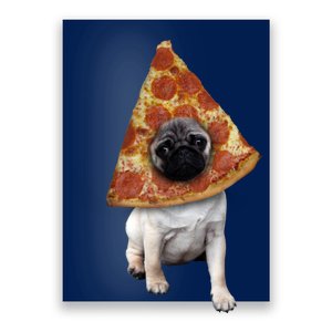 Pizza Pug Dog Poster