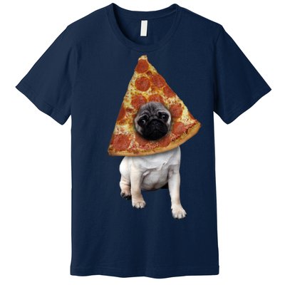 Pizza Pug Dog Premium T-Shirt