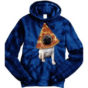 Pizza Pug Dog Tie Dye Hoodie