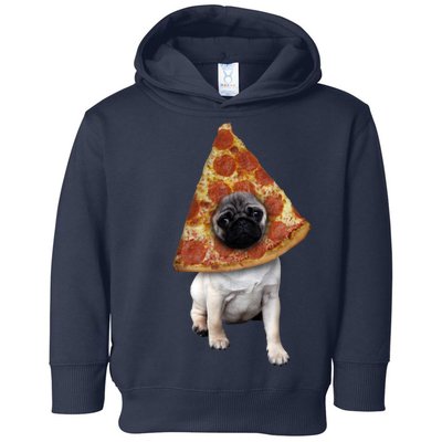 Pizza Pug Dog Toddler Hoodie