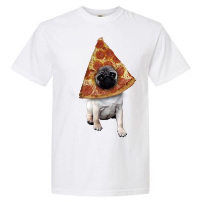 Pizza Pug Dog Garment-Dyed Heavyweight T-Shirt