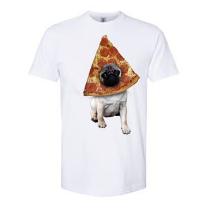 Pizza Pug Dog Softstyle CVC T-Shirt