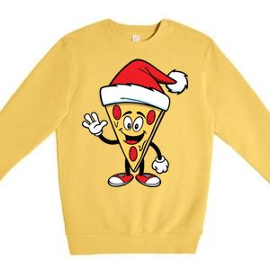 Pizza Santa Premium Crewneck Sweatshirt