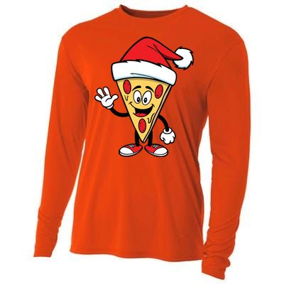 Pizza Santa Cooling Performance Long Sleeve Crew