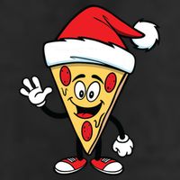 Pizza Santa Adult Drive Performance Visor