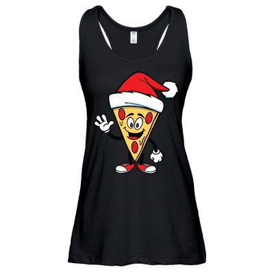 Pizza Santa Ladies Essential Flowy Tank