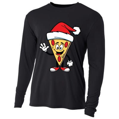 Pizza Santa Cooling Performance Long Sleeve Crew