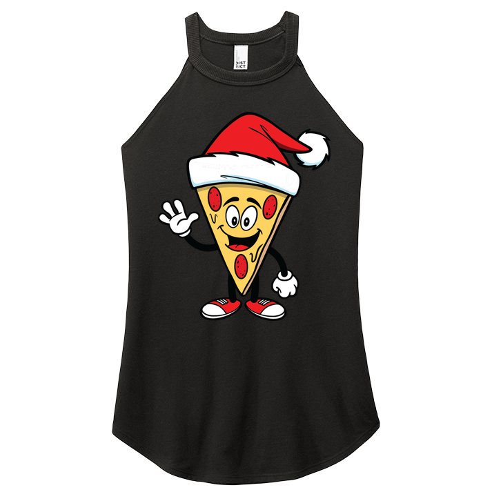 Pizza Santa Women's Perfect Tri Rocker Tank
