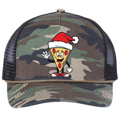 Pizza Santa Retro Rope Trucker Hat Cap