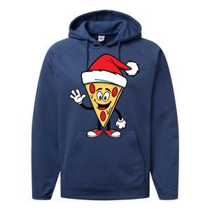 Pizza Santa Performance Fleece Hoodie