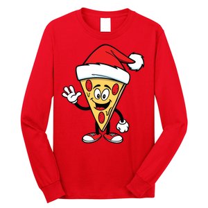 Pizza Santa Long Sleeve Shirt