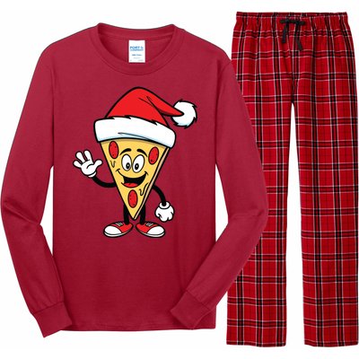 Pizza Santa Long Sleeve Pajama Set