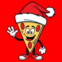 Pizza Santa Poster