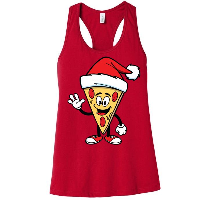 Pizza Santa Women's Racerback Tank