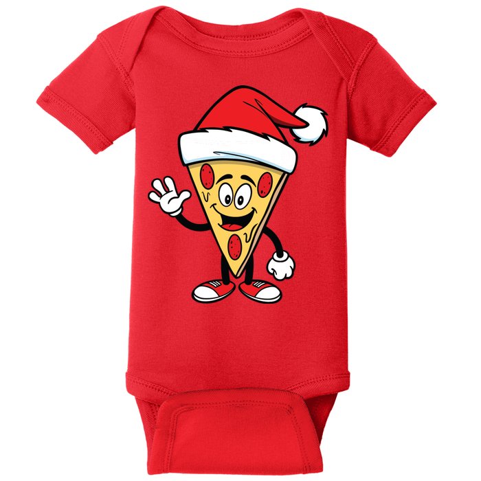 Pizza Santa Baby Bodysuit