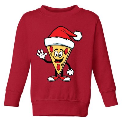 Pizza Santa Toddler Sweatshirt