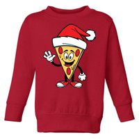 Pizza Santa Toddler Sweatshirt