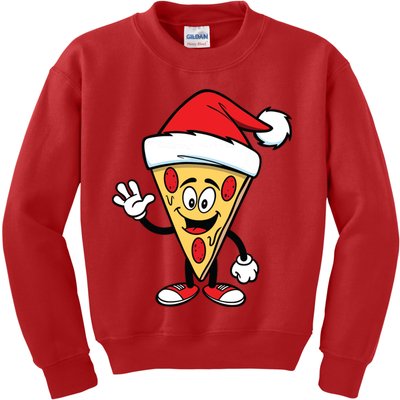 Pizza Santa Kids Sweatshirt