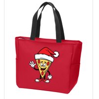 Pizza Santa Zip Tote Bag
