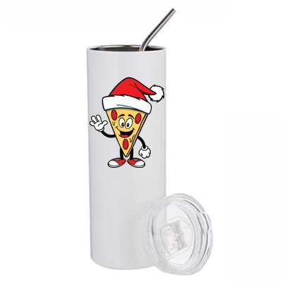 Pizza Santa Stainless Steel Tumbler