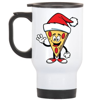 Pizza Santa Stainless Steel Travel Mug