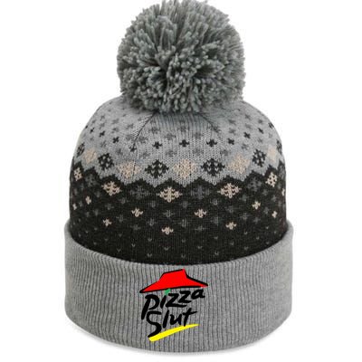 Pizza Slut The Baniff Cuffed Pom Beanie