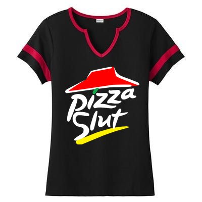 Pizza Slut Ladies Halftime Notch Neck Tee