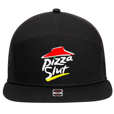 Pizza Slut 7 Panel Mesh Trucker Snapback Hat