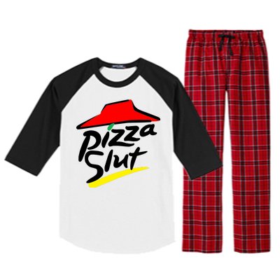 Pizza Slut Raglan Sleeve Pajama Set