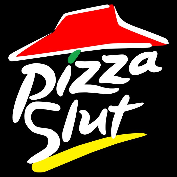 Pizza Slut Zip Tote Bag