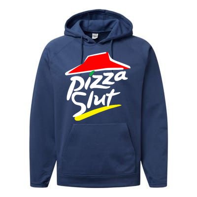 Pizza Slut Performance Fleece Hoodie