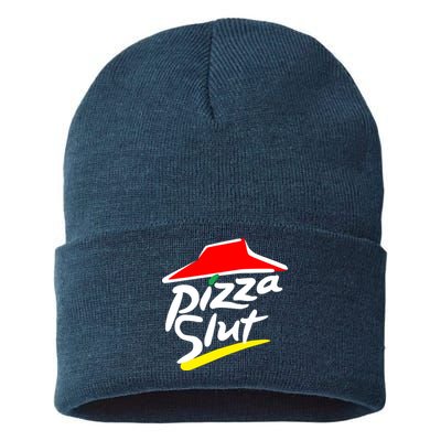 Pizza Slut Sustainable Knit Beanie