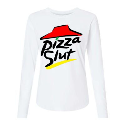 Pizza Slut Womens Cotton Relaxed Long Sleeve T-Shirt