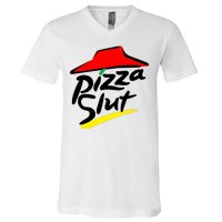 Pizza Slut V-Neck T-Shirt