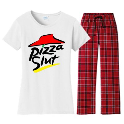 Pizza Slut Women's Flannel Pajama Set