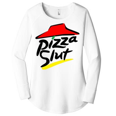 Pizza Slut Women's Perfect Tri Tunic Long Sleeve Shirt