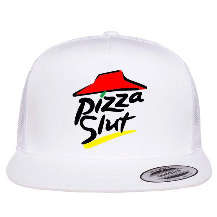 Pizza Slut Flat Bill Trucker Hat