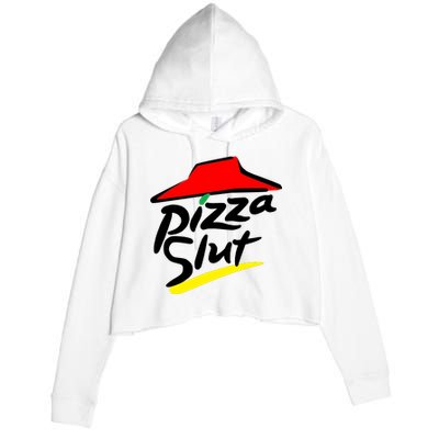 Pizza Slut Crop Fleece Hoodie